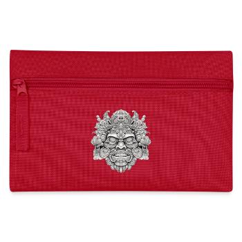 Psychedelic head - Pencil Case - red - Front