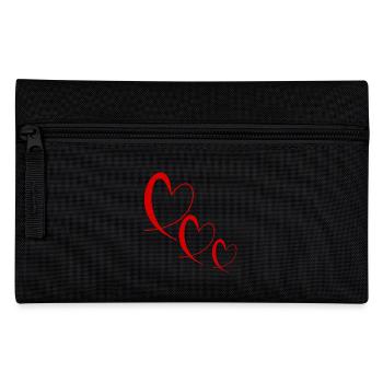 MAMA. MUTTERTAG. SCHÖNEN MUTTERTAG. HERZ - Federtasche - Schwarz - Vorne