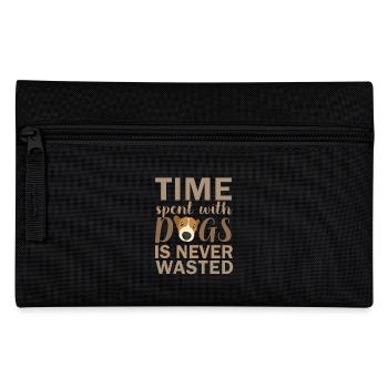 Temps passé avec les chiens - Trousse - noir - Devant