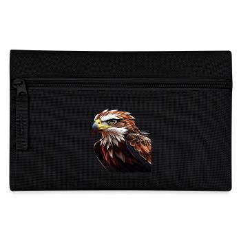 Powerful Eagle Head - Pencil Case - black - Front