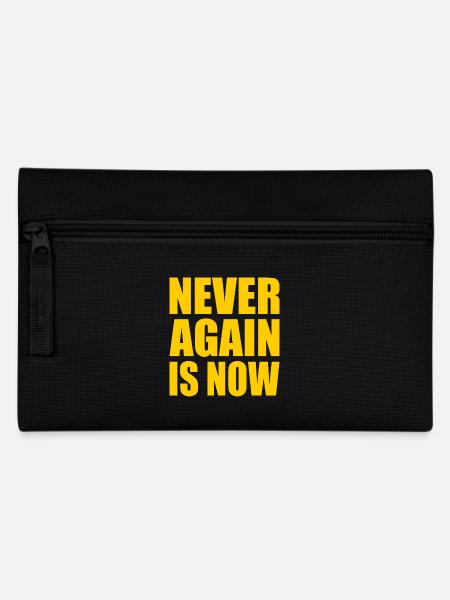 Never again is now - Federtasche - Schwarz