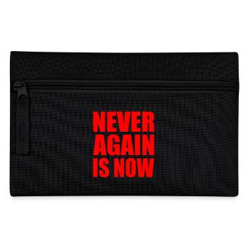 Never again is now - Federtasche - Schwarz - Vorne