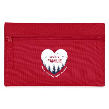 coolest family - Pencil Case - red - Front
