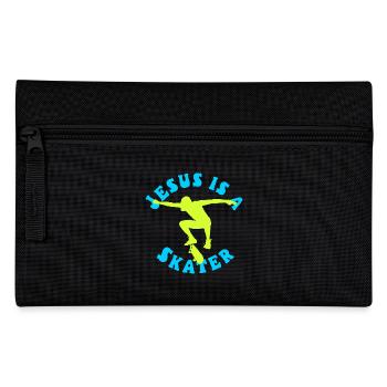 Jesus is a Skater – Skateboard - Trousse - noir - Devant