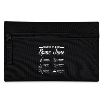 Things I do in my spare time playing saxophone - Pencil Case - black - Front