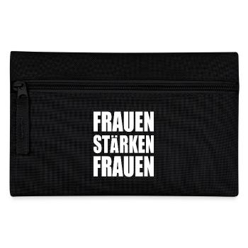 frauen stärken frauen - Federtasche - Schwarz - Vorne