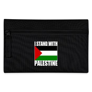 I stand with palestine - Trousse - noir - Devant