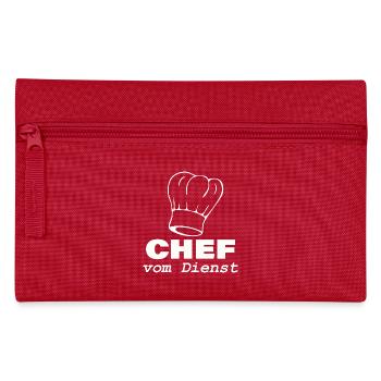 CHEF on duty - Pencil Case - red - Front