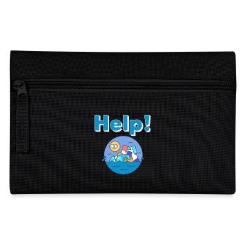 Plastic Nature Conservation Environmental Protection - Pencil Case - black - Front