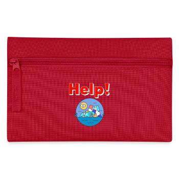 Plastic Environmental Protection - Pencil Case - red - Front