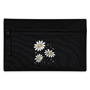 Gänseblümchen Punkte - Federtasche - Schwarz - Vorne
