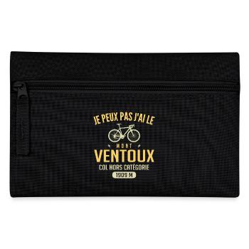 Je Peux Pas J ai mont Ventoux Cadeau Vélo Cycliste - Trousse - noir - Devant