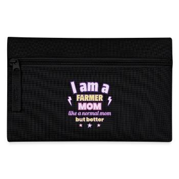 Mama Landwirtin, Muttertagsgeschenk - Federtasche - Schwarz - Vorne
