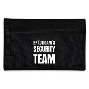 Bräutigam´s security team - Federtasche - Schwarz - Vorne