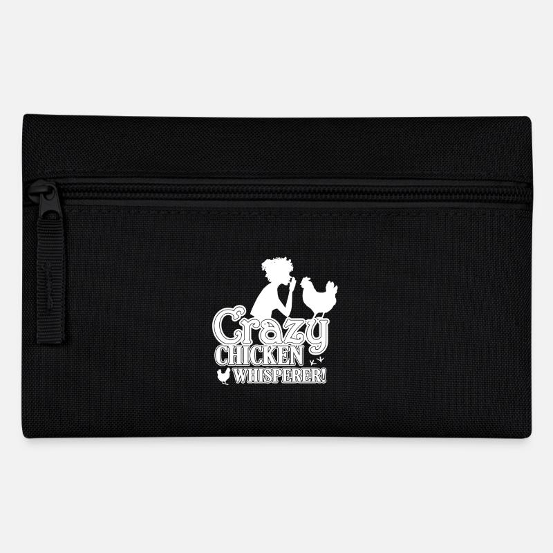 Crazy Chicken Whisperer - Pencil Case - black