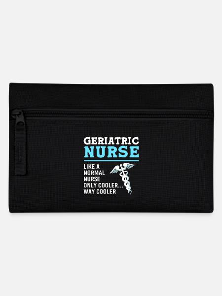 Altenheim Altenpflegerin Krankenpfleger - Federtasche - Schwarz