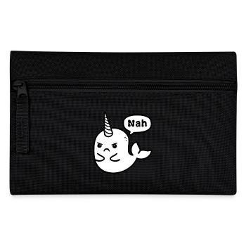 Interdiction de chasse à la baleine - Trousse - noir - Devant
