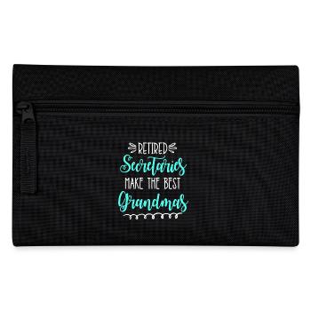 Retired Secretaries Make The Best Grandmas - Pencil Case - black - Front