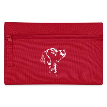 Epagneul Breton Silhouette Chiens Chien Wilsigns - Trousse - rouge - Devant