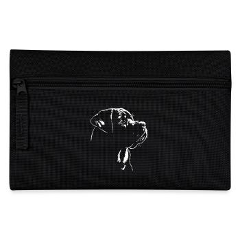 Rottweiler Silhouette Chien Chien Rottie Wilsigns - Trousse - noir - Devant