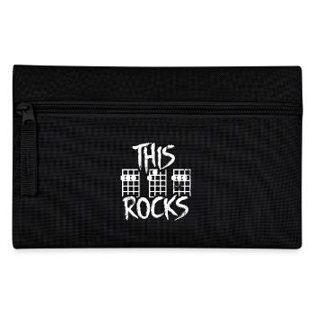 This Guitar Dad Rocks - Pencil Case - black - Front