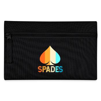 Spades of Spades Playing Card Card Game - Pencil Case - black - Front