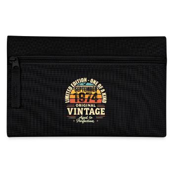 Septembre 1974 Cadeau 1974 Vintage Septembre 1974 - Trousse - noir - Devant