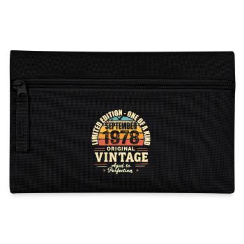 Septembre 1978 Cadeau 1978 Vintage Septembre 1978 - Trousse - noir - Devant