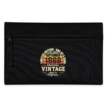 Septembre 1988 Cadeau 1988 Vintage Septembre 1988 - Trousse - noir - Devant