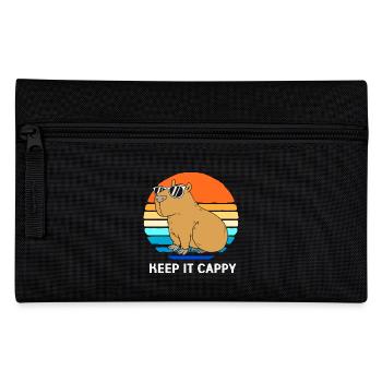 Capybara Capibara - Federtasche - Schwarz - Vorne