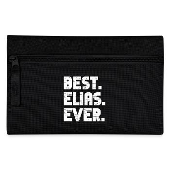 Best Elias Ever Retro Gift Saying Birthday - Pencil Case - black - Front