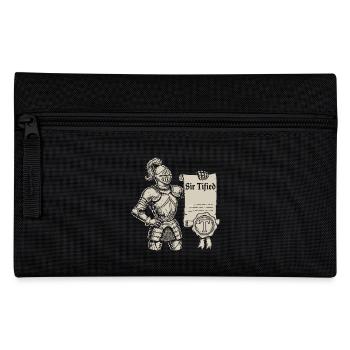 Sir Tified Knight Funny Renaissance Faire Men LARP - Federtasche - Schwarz - Vorne