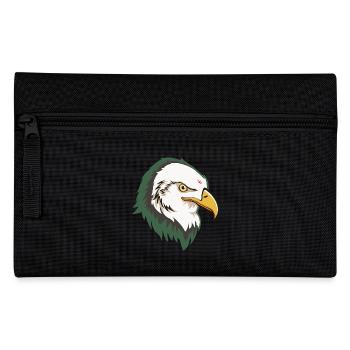 Eagle Head - Federtasche - Schwarz - Vorne