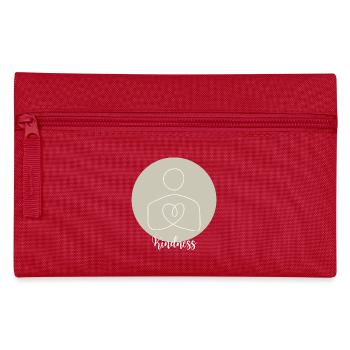 Ligne du cœur de la bonté - Trousse - rouge - Devant