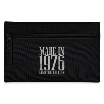 1976 Vintage Born Vintage Birthday Gift - Pencil Case - black - Front