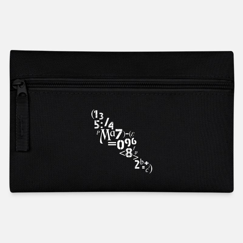 Mathematician Teacher Numbers Sign Analyst - Pencil Case - black