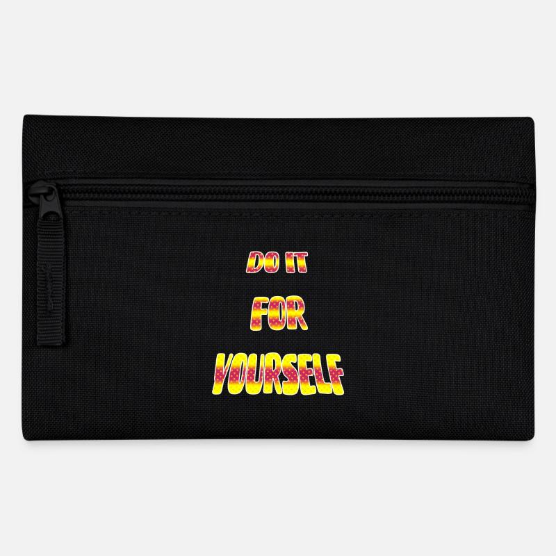 Do it star - Pencil Case - black