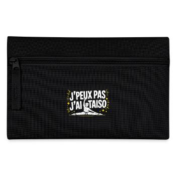 J’peux pas, j’ai Taïso… et j’suis déjà en kimono ! - Trousse - noir - Devant