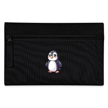 Pingouin mignon avec de grands yeux pour les amoureux des animaux - Trousse - noir - Devant