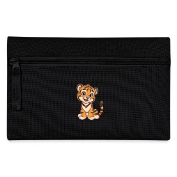 Verspieltes Tigerjunges Für Tierfreunde - Federtasche - Schwarz - Vorne