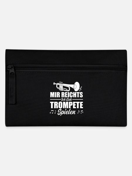 Mir Reichts Ich Geh Trumpet spielen - Federtasche - Schwarz