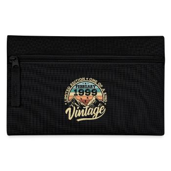 Février 1999 Vintage Rétro, Février 1999 Cadeau - Trousse - noir - Devant