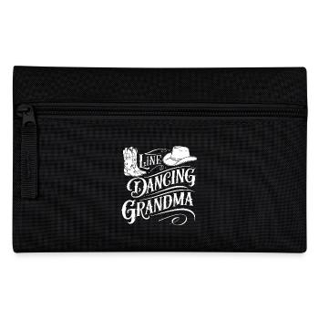 Line Dancing Oma Country Dance - Line Dance Tanzen - Federtasche - Schwarz - Vorne