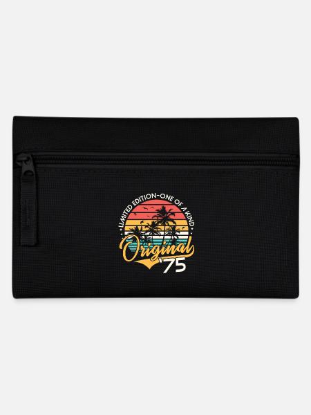 1975 Jahrgang Geburtstag Vintage Retro Geschenk - Federtasche - Schwarz