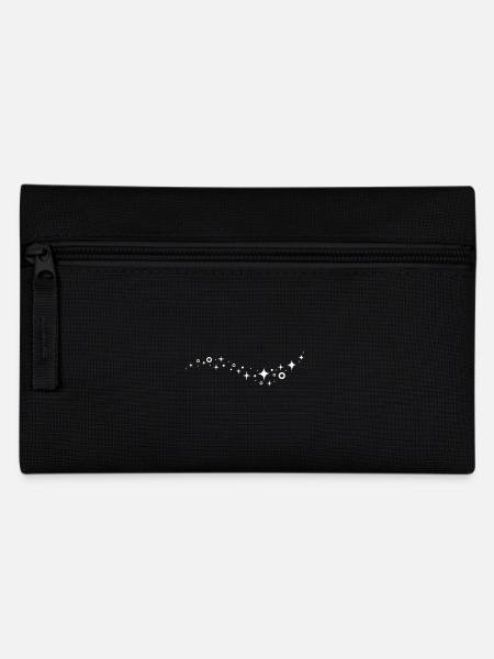 Glitzersterne Linie Glitzer Sterne - Federtasche - Schwarz