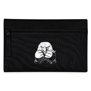 Adler Boxer Kampfsport MMA - Federtasche - Schwarz - Vorne