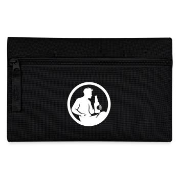 Drinking Silhouette - Federtasche - Schwarz - Vorne