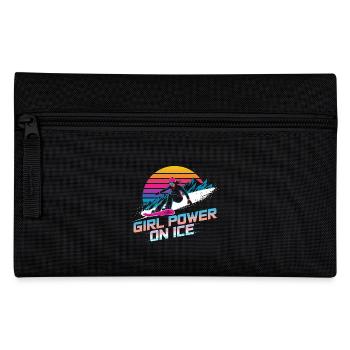 Weibliche Power-Snowboarderin - Federtasche - Schwarz - Vorne
