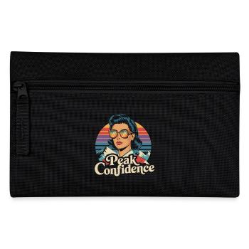Peak Confidence - Retro Eleganz - Federtasche - Schwarz - Vorne