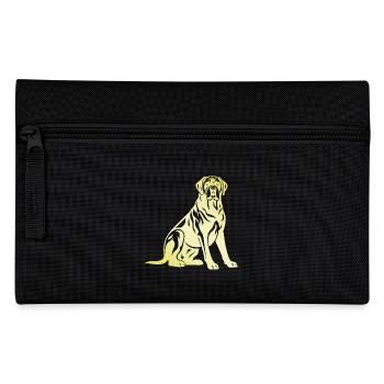 Mastiff Hund Silhouette - Federtasche - Schwarz - Vorne